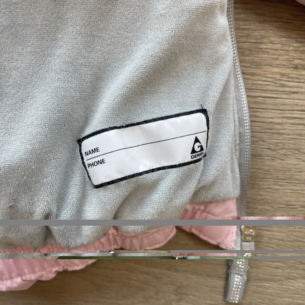 Gerry Kids' Jersey Lined Pink Hooded Puffer Jacket Size 6